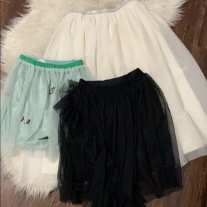 3 skirt tulle tutu girls lot!